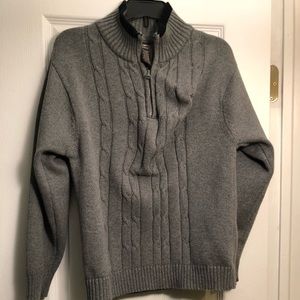 Boy’s Docker’s gray sweater